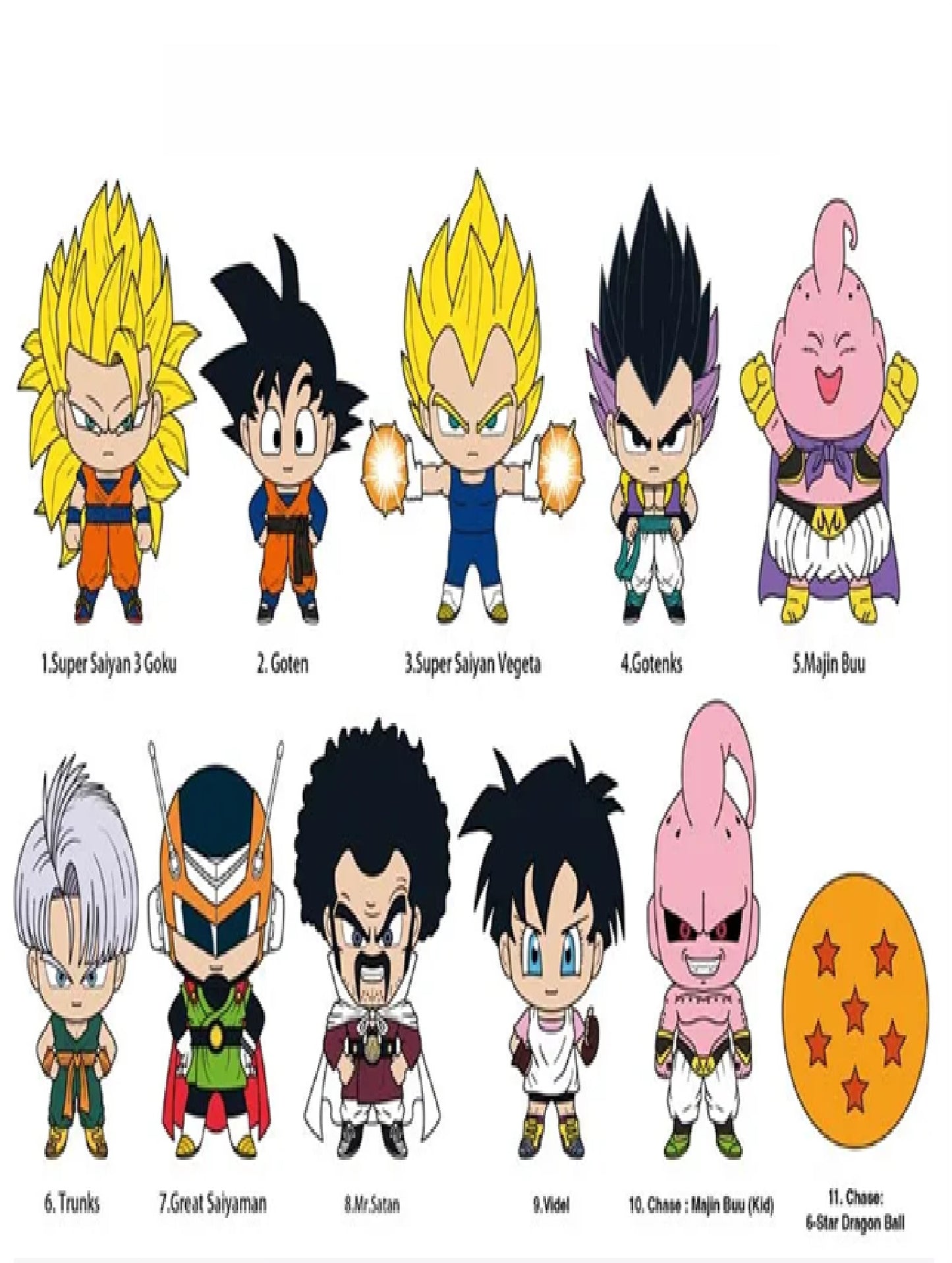 Dragon Ball Z Character Serie 6 Figural Bag Clip