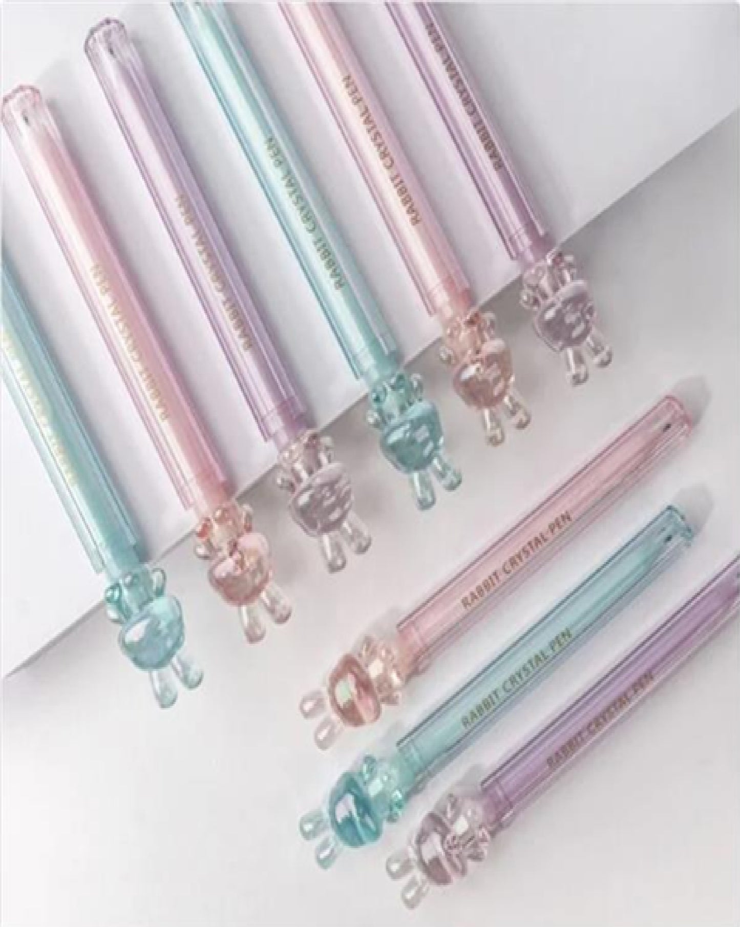 Stationary Pen Crystal Rabbit Gel Pen