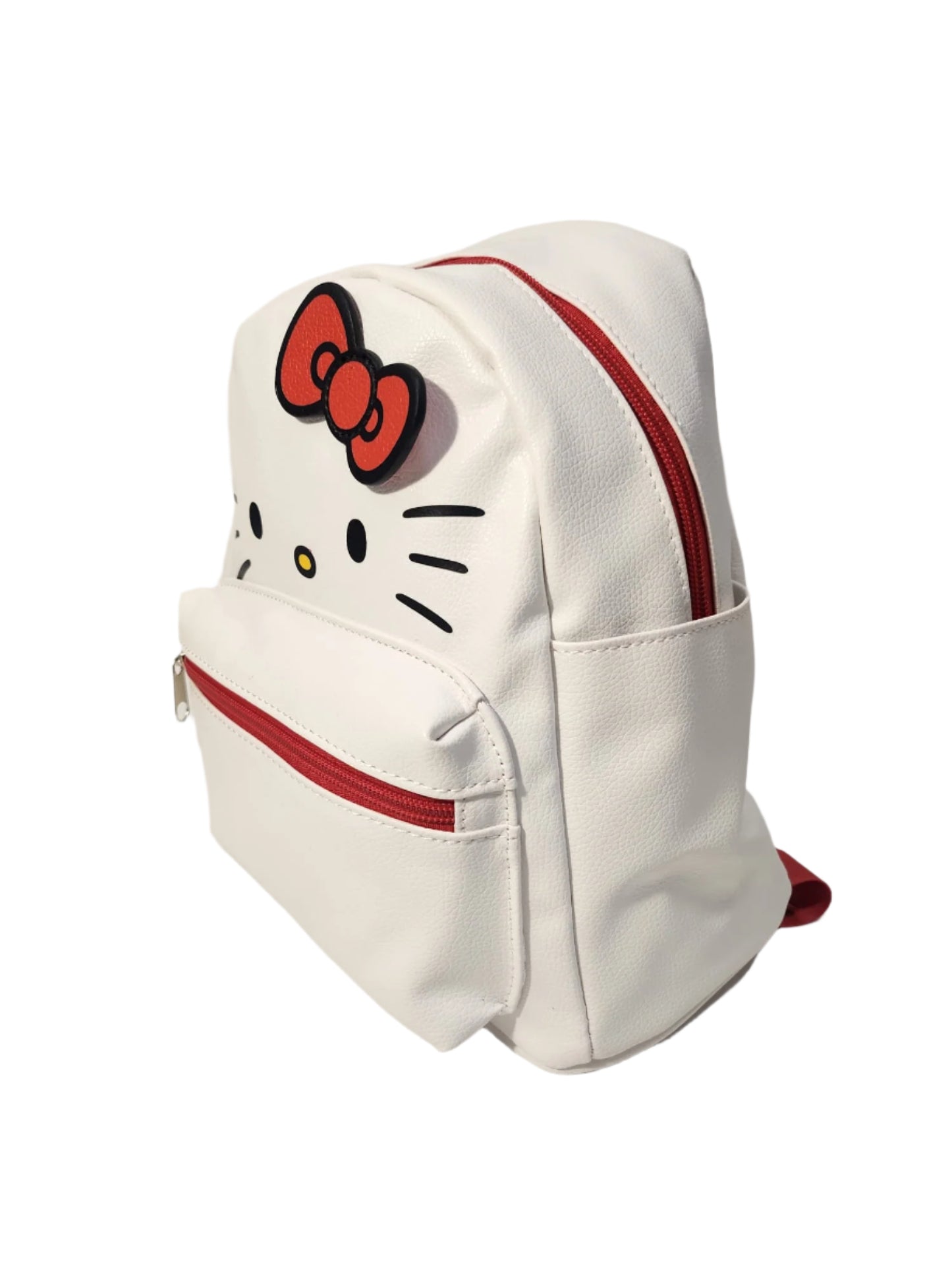 Hello Kitty Mini Deluxe Backpack with 1 Front Pocket and two on the side