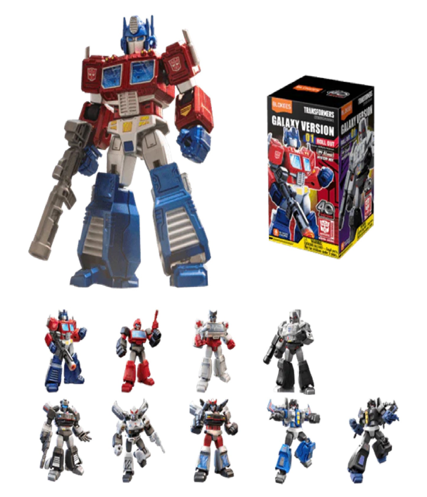 Galaxy Version 01 Roll out Blokees Transformers