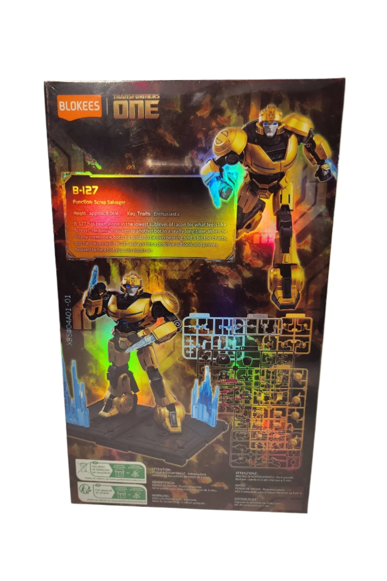 B-127 Blokees Transformers Model Kit One Classic Class