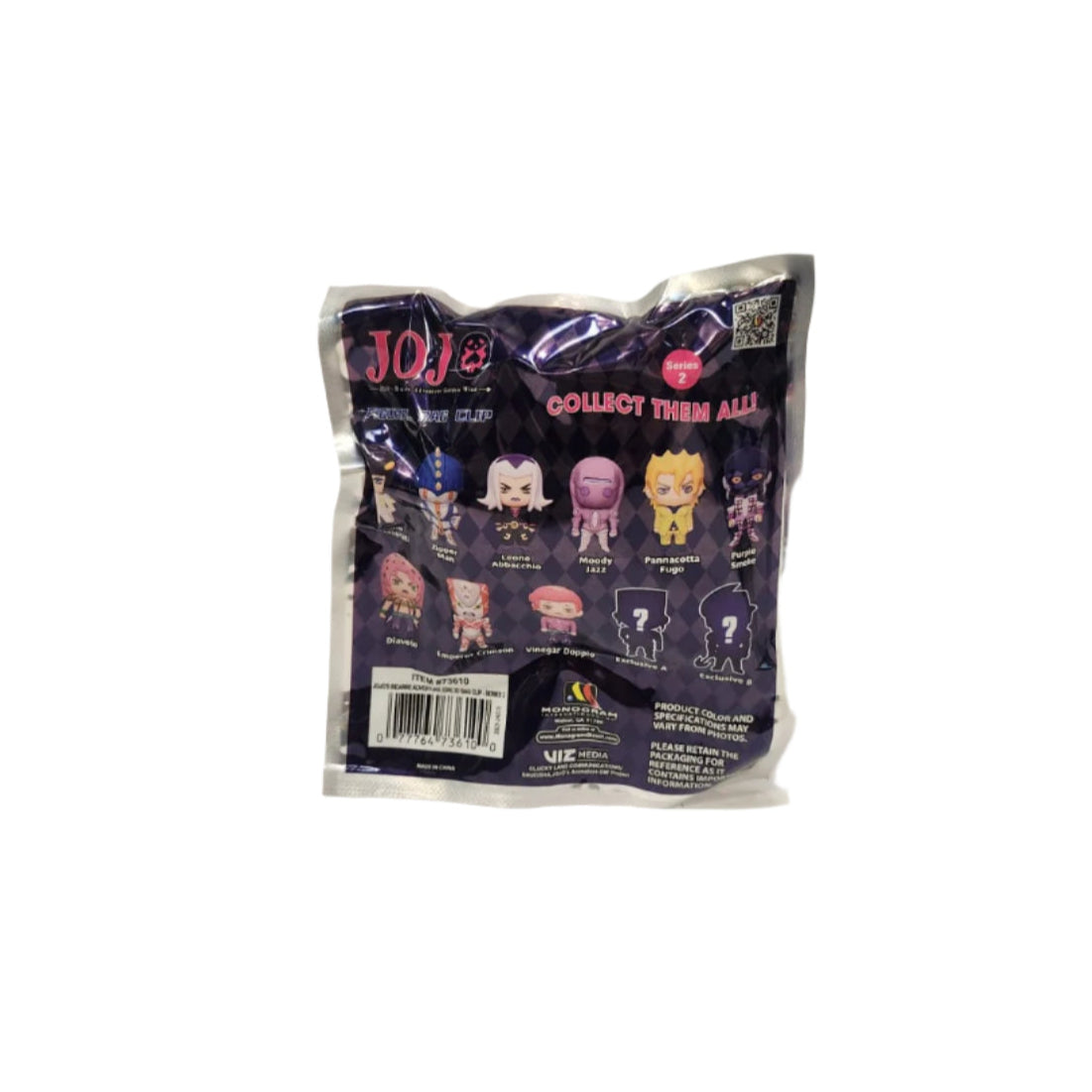 JoJos Bizarre Adventure Character Serie 2 Figural Bag Clip