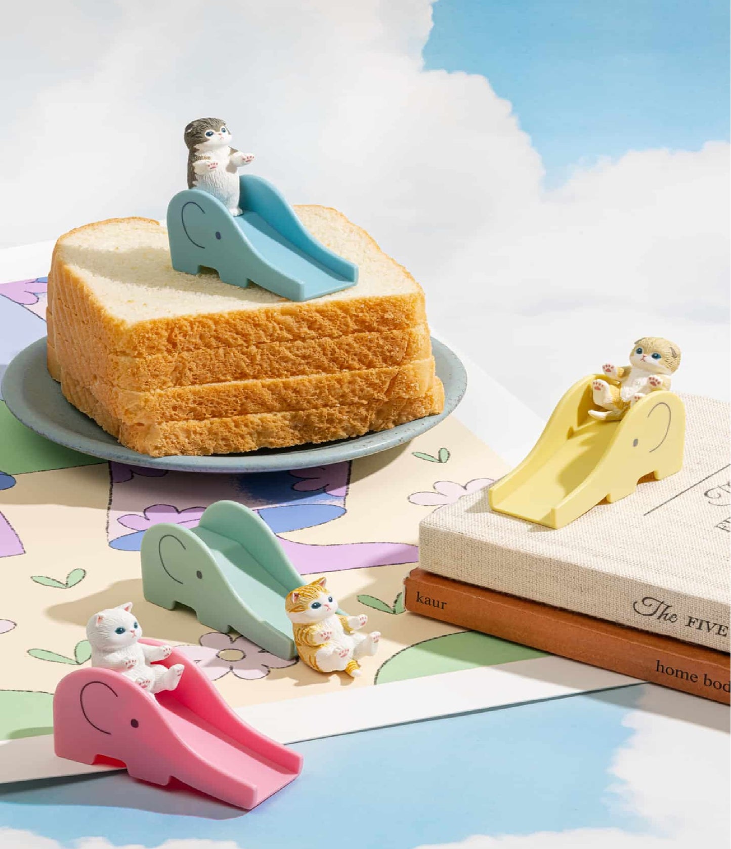 Mofusan Cats on slide Blind Box